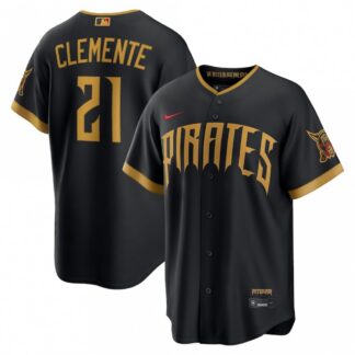 Roberto Clemente Pittsburgh Pirates Nike 2026 City Connect Stadium Jersey - Black