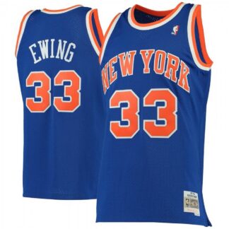 Patrick Ewing New York Knicks 1991/92 Hardwood Classics Swingman Jersey - Blue