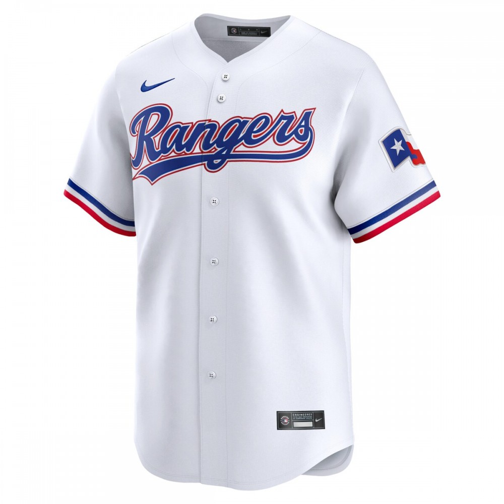 Jacob deGrom Texas Rangers Nike Home Limited Player Jersey - White - Image 2