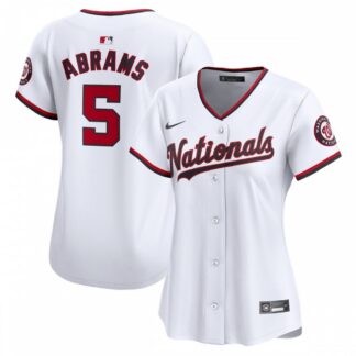 CJ Abrams Washington Nationals Nike Women's Home Limited Player Jersey – White