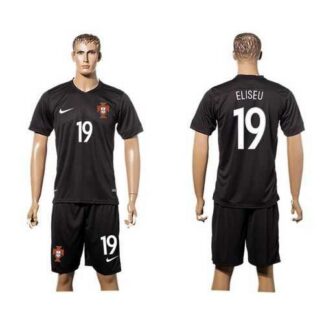 Portugal #19 Elisheu SEC Away Soccer Country Jersey