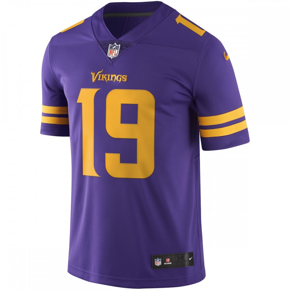 Adam Thielen Minnesota Vikings Nike Vapor Untouchable Color Rush Limited Player Jersey - Purple - Image 2
