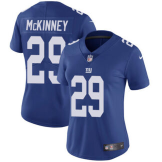 Nike New York Giants #29 Xavier McKinney Royal Blue Team Color Women’s Stitched NFL Vapor Untouchable Limited Jersey