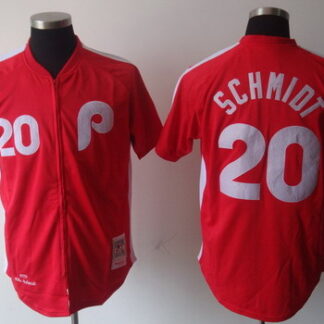 Philadelphia Phillies #20 Mike Schmidt 1979 Red Throwback Jersey