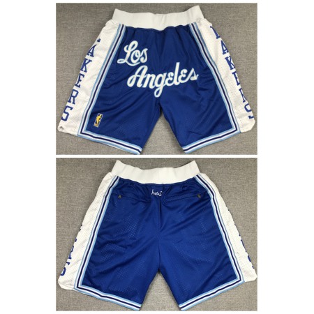 Men's Los Angeles Lakers Blue Shorts (Run Small) MBUP