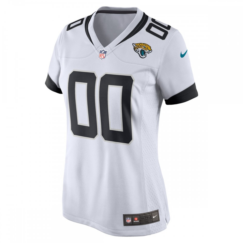 Jacksonville Jaguars Nike Women's Custom Game Jersey - White - Image 2