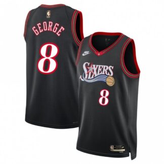 Paul George Philadelphia 76ers Nike Unisex Black Swingman Jersey - Classic Edition