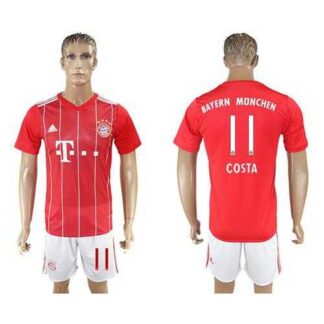 Bayern Munchen #11 Costa Home Soccer Club Jersey