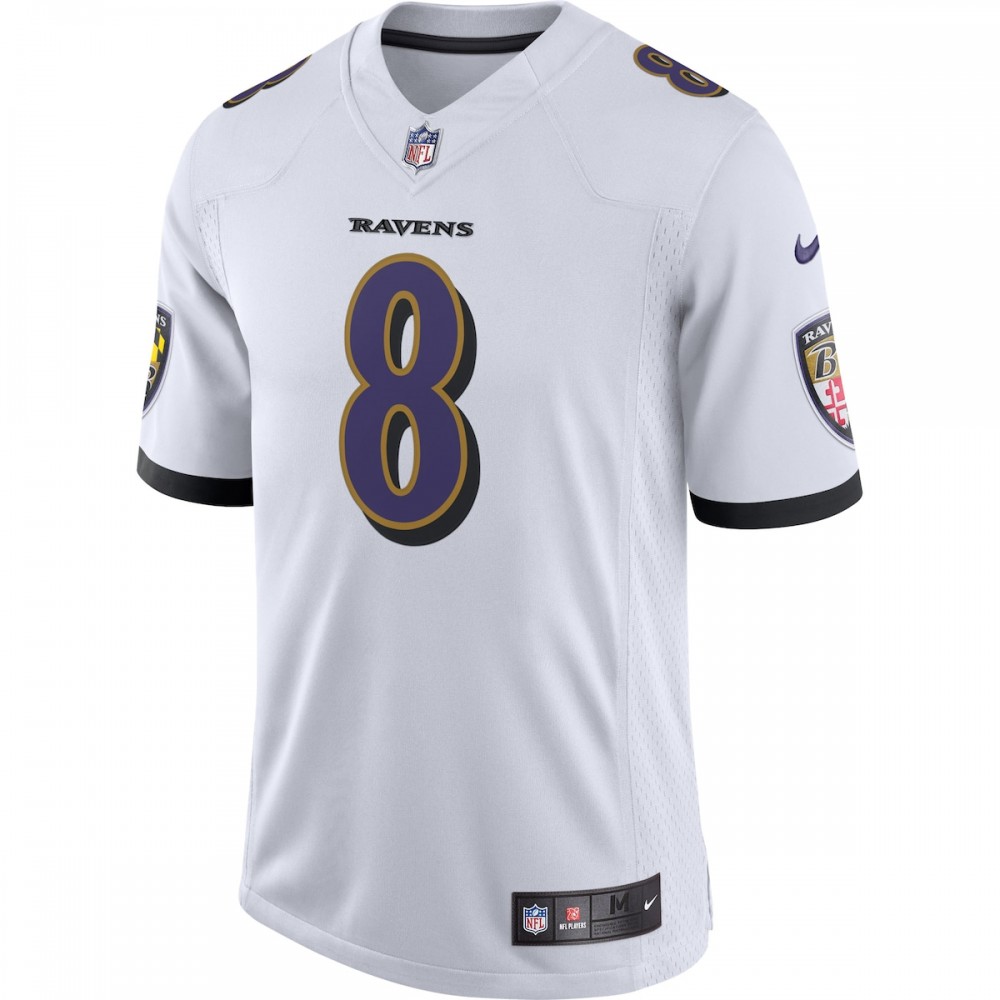 Lamar Jackson Baltimore Ravens Nike Vapor Limited Jersey - White - Image 2