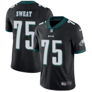 Nike Philadelphia Eagles #75 Josh Sweat Black Alternate Men’s Stitched NFL Vapor Untouchable Limited Jersey