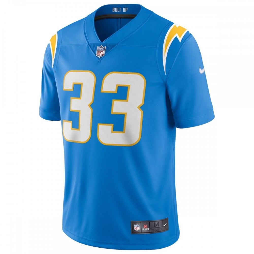 Derwin James Los Angeles Chargers Nike Vapor Limited Jersey - Powder Blue - Image 2