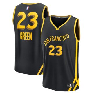Draymond Green Golden State Warriors Fanatics Branded Unisex 2023/24 Fast Break Jersey – Black – City Edition