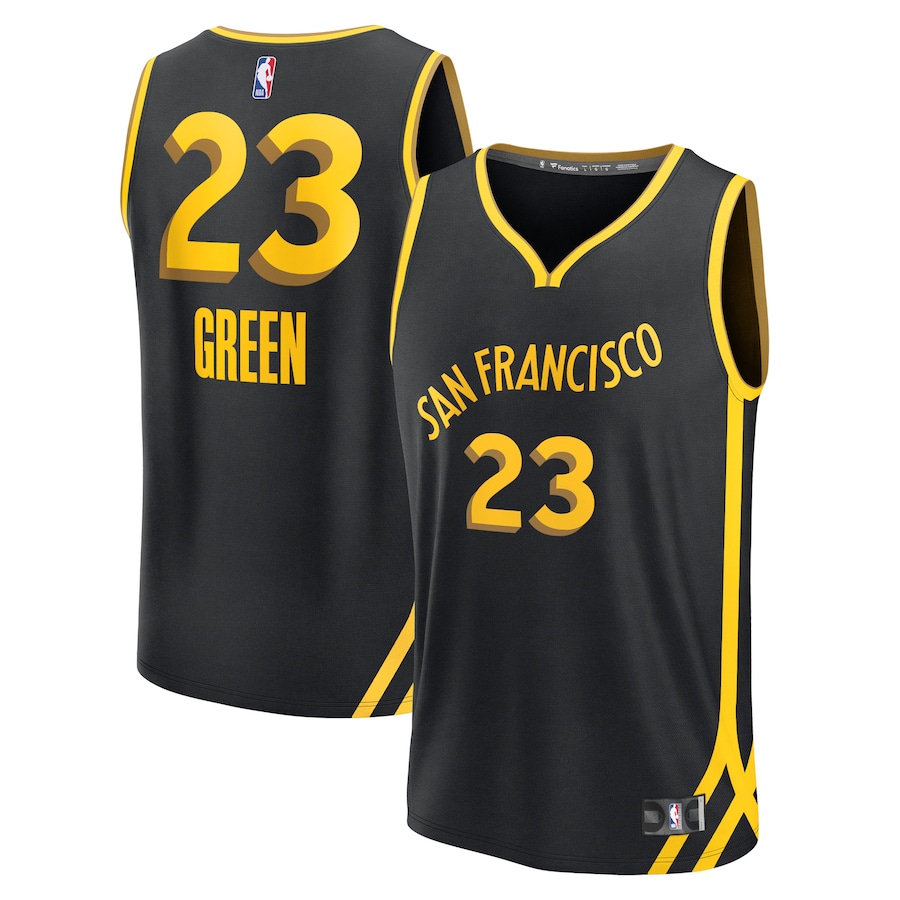 Draymond Green Golden State Warriors Fanatics Branded Unisex 2023/24 Fast Break Jersey – Black – City Edition