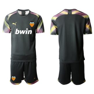 Valencia Blank Black Goalkeeper Soccer Club Jersey