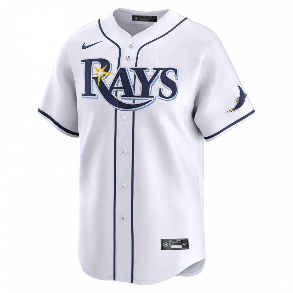 Rene Pinto Tampa Bay Rays Nike Home Limited Player Jersey - White - Image 2