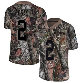Nike New York Giants #2 Aldrick Rosas Camo Men’s Stitched NFL Limited Rush Realtree Jersey