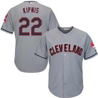 Cleveland Indians #22 Jason Kipnis Grey Road Stitched Youth MLB Jersey