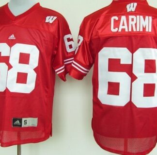 Wisconsin Badgers #68 Gabe Carimi Red Jersey