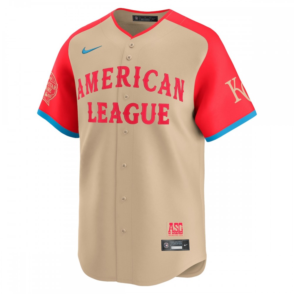 Bobby Witt Jr. American League Nike 2024 MLB All-Star Game Limited Player Jersey - Cream - Image 2