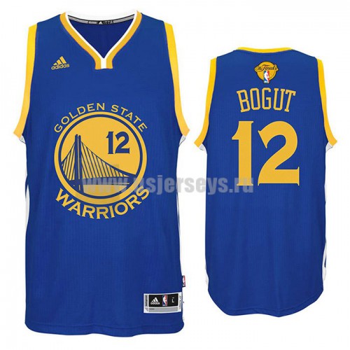 Men’s Golden State Warriors #12 Andrew Bogut Royal Blue Stitched 2016 The Finals Road Swingman NBA Jersey