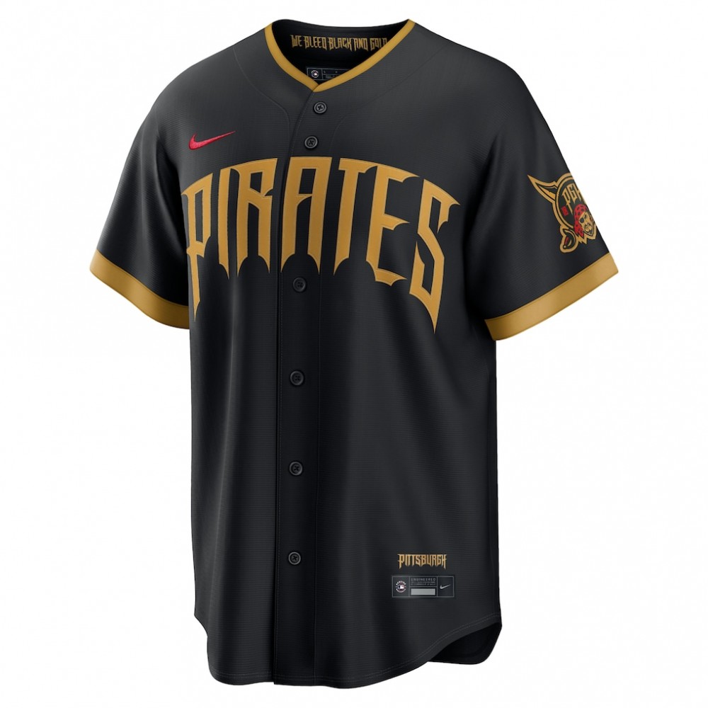 Roberto Clemente Pittsburgh Pirates Nike 2026 City Connect Stadium Jersey - Black - Image 2
