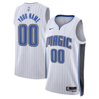 Women's Orlando Magic Nike White Swingman Icon Edition Custom Jersey