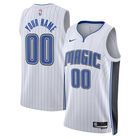 Women's Orlando Magic Nike White Swingman Icon Edition Custom Jersey