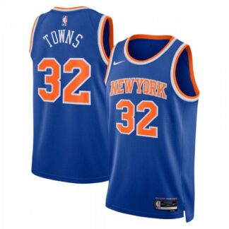 Karl-Anthony Towns New York Knicks Nike Unisex 2023/24 Swingman Jersey - Blue - City Edition