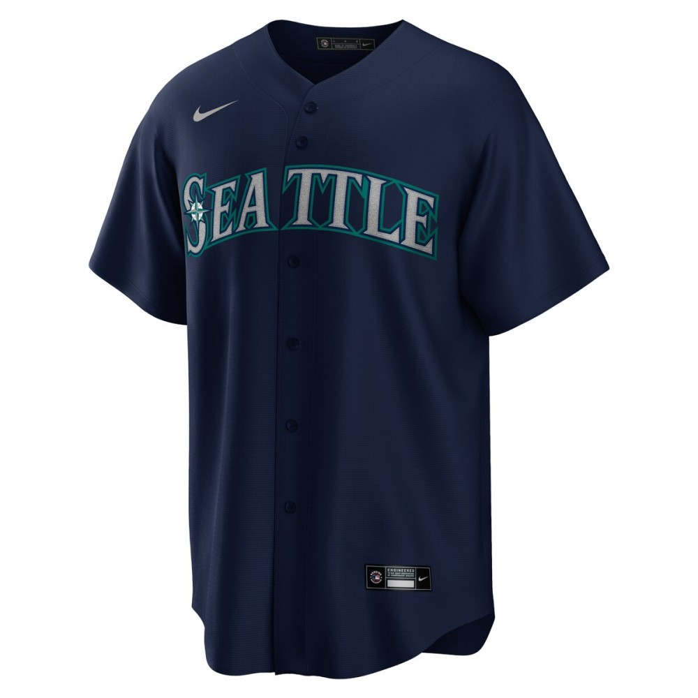 Robbie Ray Seattle Mariners Nike Alternate Replica Player Jersey - Navy - Image 2