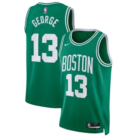 Women's Boston Celtics #13 Paul George Kelly Green 2026 Icon Edition Basketball Jersey