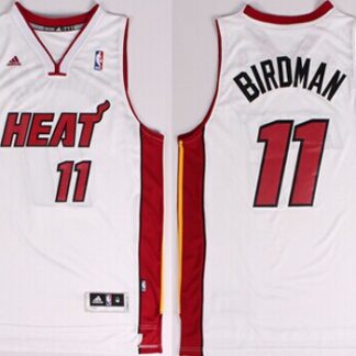 Miami Heat Blank #11 Birdman Nickname White Swingman Jersey